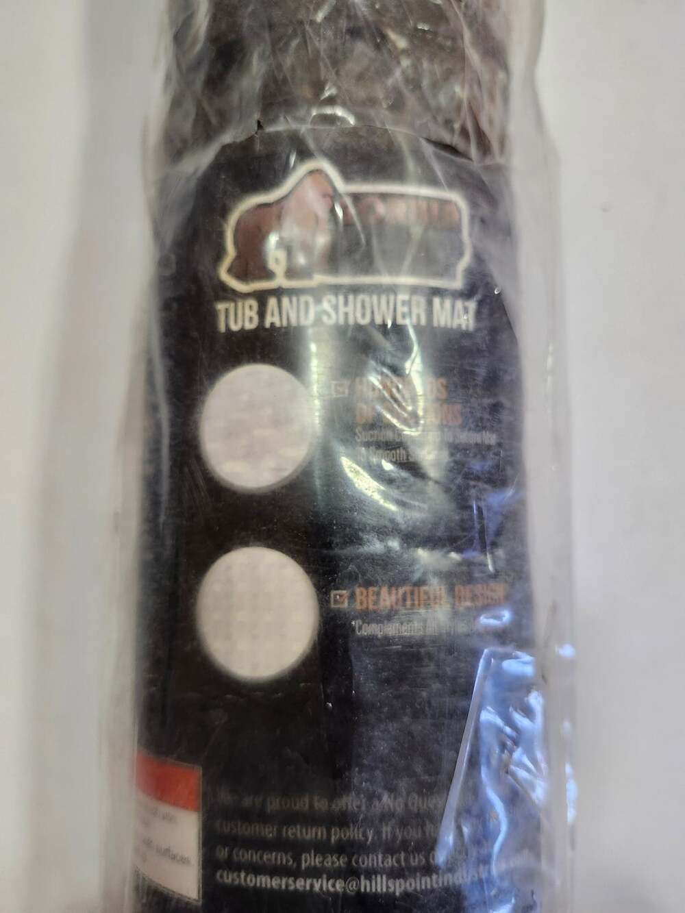 Gorilla Grip Tub and Shower Mat Brown T